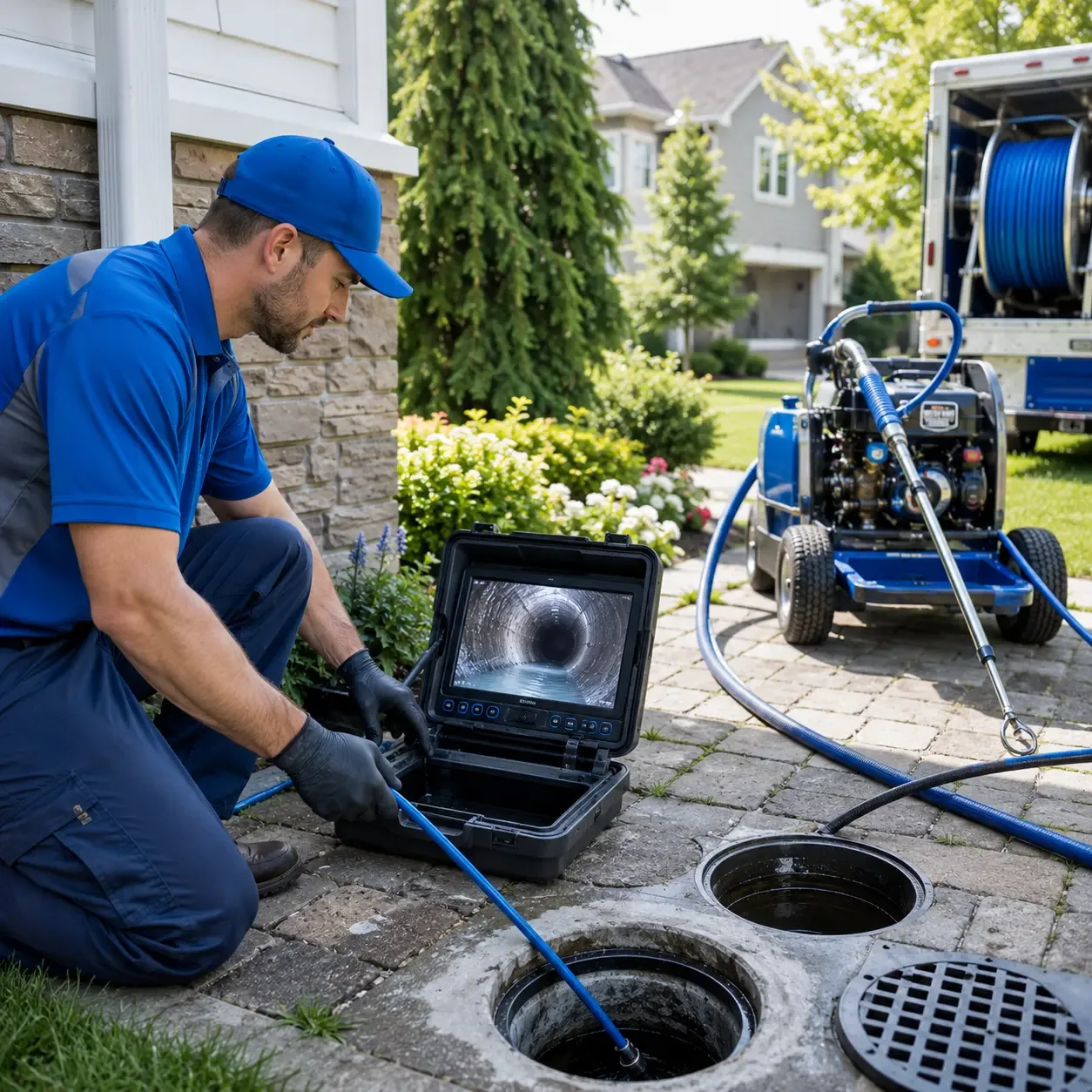 Outdoor drain cleaning professionals serving Pottsville, PA